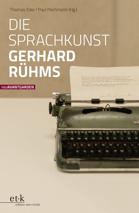 Die Sprachkunst Gerhard Rühms - 