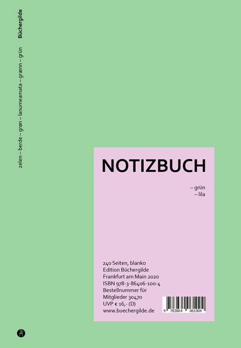 Wende-Notizbuch
