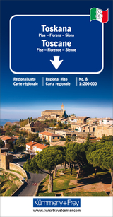 Toskana Nr. 08 Regionalkarte Italien 1:200 000 - 