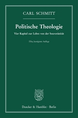 Politische Theologie. - Schmitt, Carl