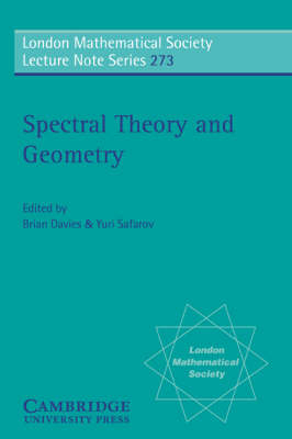 Spectral Theory and Geometry - E. Brian Davies; Yuri Safarov