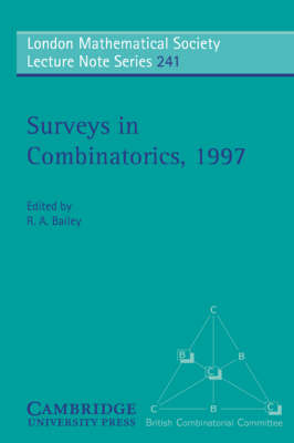 Surveys in Combinatorics, 1997 - R. A. Bailey