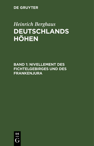 Heinrich Berghaus: Deutschlands Höhen / Nivellement des Fichtelgebirges und des Frankenjura