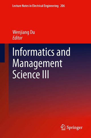 Informatics and Management Science III - Wenjiang Du; Wenjiang Du