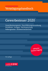 Veranlagungshandbuch Gewerbesteuer 2020, 70.A. - 