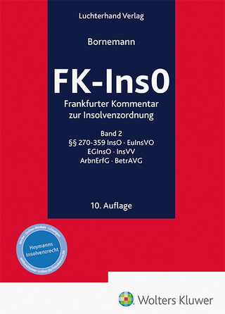 FK-InsO - Frankfurter Kommentar zur Insolvenzordnung Band 2 - Alexander Bornemann