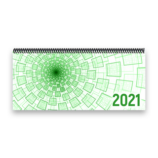 Tischkalender 2021 XL - 1 Woche - 2 Seiten