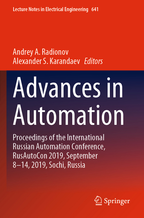 Advances in Automation - 