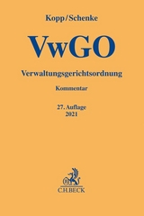 VwGO - Verwaltungsgerichtsordnung - 