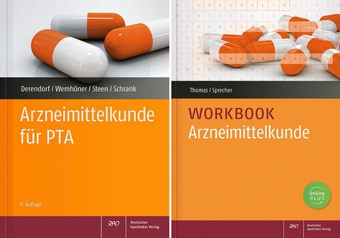 Set: »Workbook Arzneimittelkunde« und »Arzneimittelkunde für PTA« - Annette Thomas, Nadine Yvonne Sprecher