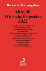 Aktuelle Wirtschaftsgesetze 2022 - 