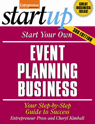 Start Your Own Event Planning Business - Entrepreneur Press