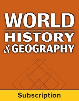 World History and Geography, Teacher Lesson Center, 1-Year Subscription -  MCGRAW HILL