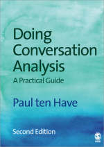 Doing Conversation Analysis - Paul ten Have