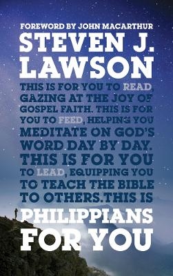 Philippians For You - Steven Lawson