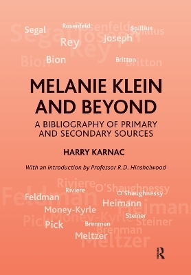 Melanie Klein and Beyond - Harry Karnac