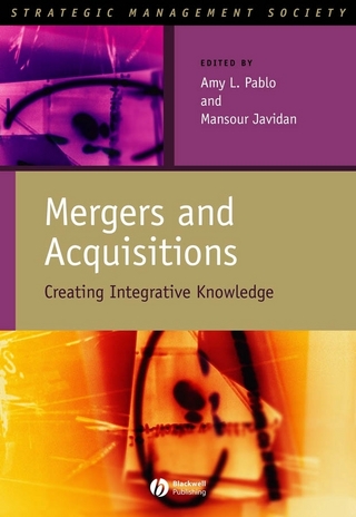 Mergers and Acquisitions - Amy L. Pablo; Mansour Javidan