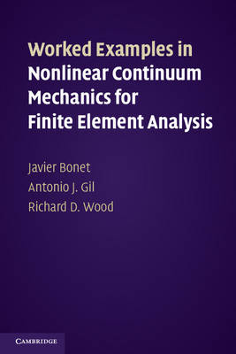 Worked Examples in Nonlinear Continuum Mechanics for Finite Element Analysis - Javier Bonet; Antonio J. Gil; Richard D. Wood