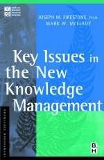 Key Issues in the New Knowledge Management - Joseph M. Firestone; Mark W. McElroy