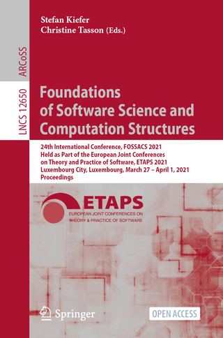 Foundations of Software Science and Computation Structures - Stefan Kiefer; Christine Tasson