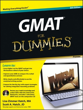 GMAT For Dummies, Premier - Lisa Zimmer Hatch; Scott A. Hatch