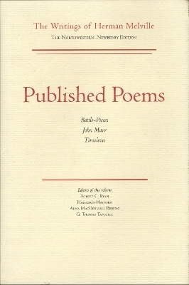 Published Poems - Herman Melville; Robert C. Ryan; Harrison Hayford; G.Thomas Tanselle; Alma MacDougall Reising