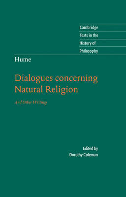 Hume: Dialogues Concerning Natural Religion - Dorothy Coleman
