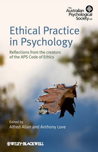 Ethical Practice in Psychology - Alfred Allan; Anthony Love