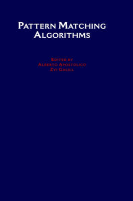 Pattern Matching Algorithms - Alberto Apostolico; Zvi Galil