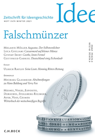 Zeitschrift für Ideengeschichte Heft XV/4 Winter 2021 - Martin Mulsow; Wolfert von Rahden; Andreas Urs Sommer