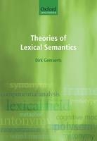 Theories of Lexical Semantics - Dirk Geeraerts