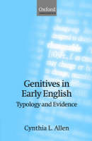 Genitives in Early English - Cynthia L. Allen