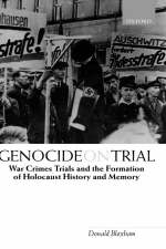 Genocide on Trial - Donald Bloxham