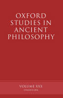 Oxford Studies in Ancient Philosophy XXX - David Sedley