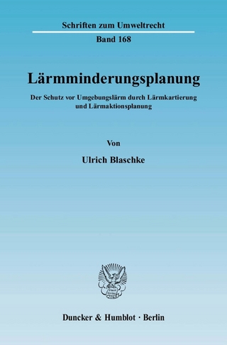 Lärmminderungsplanung. - Ulrich Blaschke