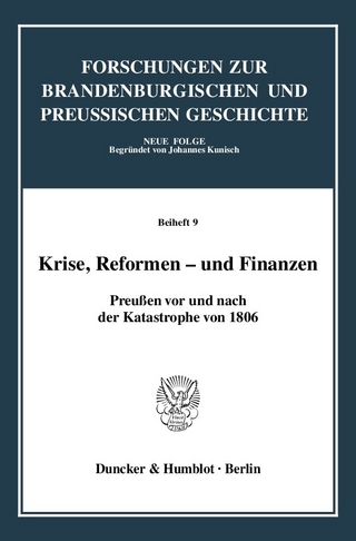 Krise, Reformen - und Finanzen. - Wolfgang Neugebauer