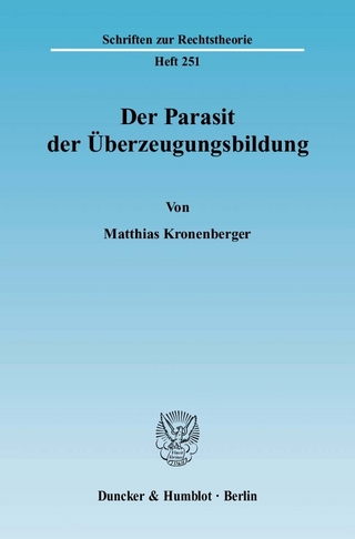 Der Parasit der Überzeugungsbildung. - Matthias Kronenberger