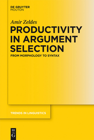 Productivity in Argument Selection - Amir Zeldes