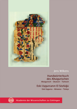 Handwörterbuch des Altuigurischen - Jens Wilkens