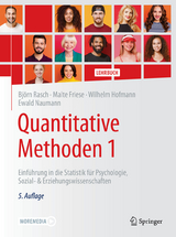 Quantitative Methoden 1 - Rasch, Björn; Friese, Malte; Hofmann, Wilhelm; Naumann, Ewald