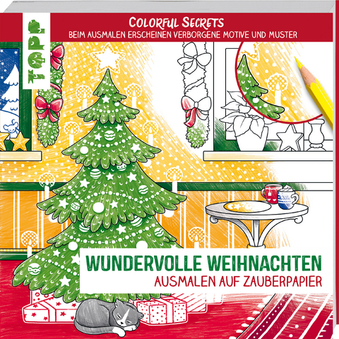 Colorful Secrets - Wundervolle Weihnachten (Ausmalen auf Zauberpapier) - Natascha Pitz