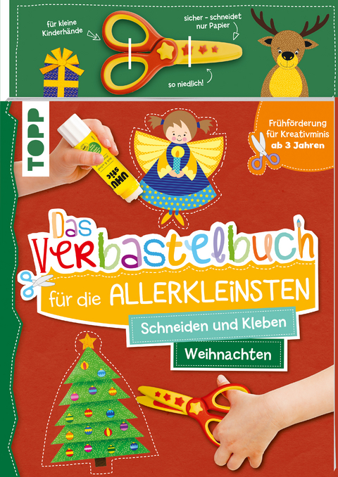 Das Verbastelbuch für die Allerkleinsten. Schneiden und Kleben. Weihnachten. Mit Schere - Ursula Schwab