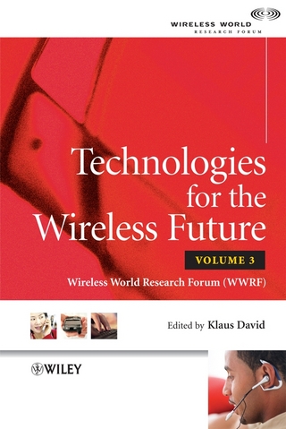 Technologies for the Wireless Future, Volume 3 - Klaus David