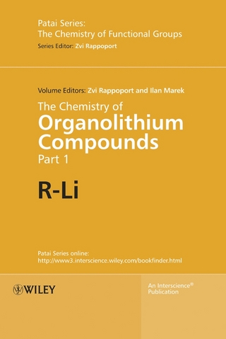 Chemistry of Organolithium Compounds - Ilan Marek; Zvi Rappoport