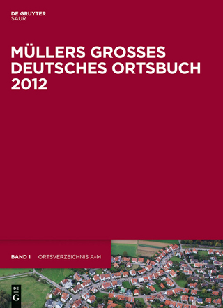 Müllers Großes Deutsches Ortsbuch 2012 - Saur de Gruyter