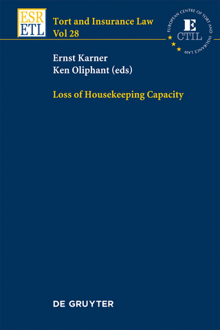 Loss of Housekeeping Capacity - Ernst Karner; Ken Oliphant