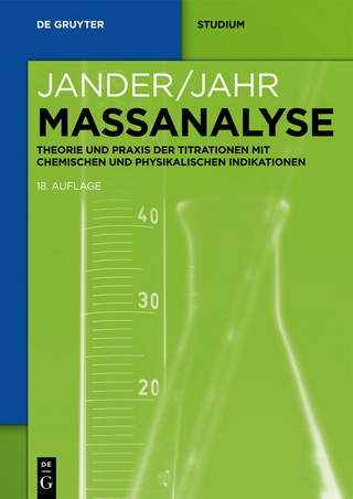 Maßanalyse - Gerhart Jander; Matthias Gerdts; Karl-Friedrich Jahr