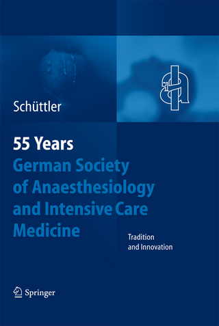 55th Anniversary of the German Society for Anaesthesiology and Intensive Care - Jürgen Schüttler; Jürgen Schüttler