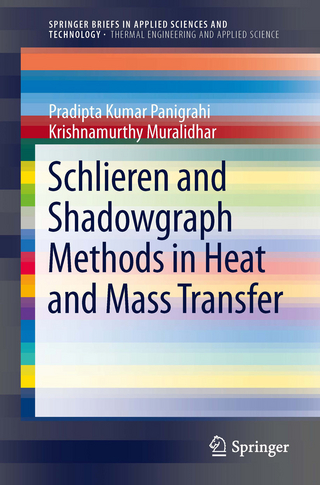 Schlieren and Shadowgraph Methods in Heat and Mass Transfer - Pradipta Kumar Panigrahi; Krishnamurthy Muralidhar