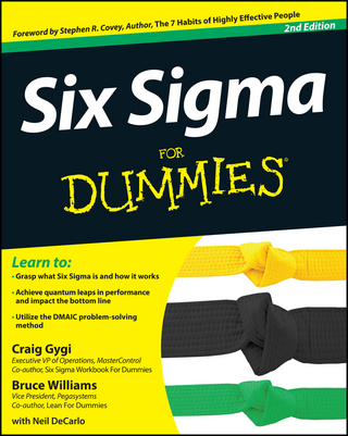 Six Sigma For Dummies - Craig Gygi; Bruce Williams; Neil DeCarlo